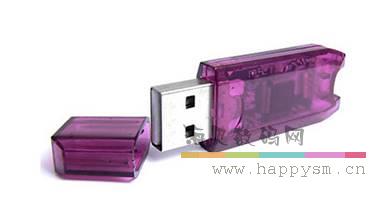 紫色 透明 U盤