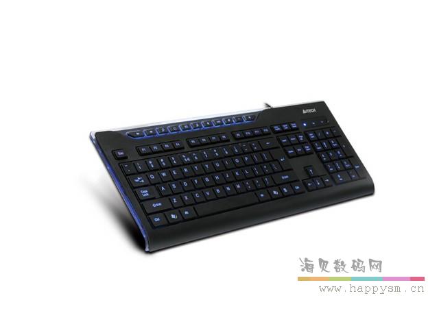 雙飛燕 KD-600I 月藍光超薄鍵盤