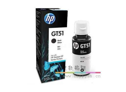 惠普 GT51 號 黑色 墨水瓶 墨盒 GT5810/ GT5820 130ml
