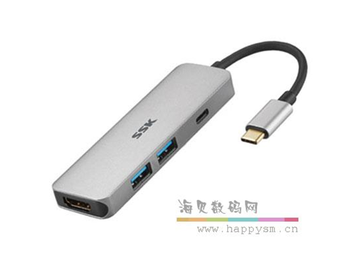 飚王 SHU-C530 Type-C 多功能擴展塢HDMI輸出USB3.0集線器PD快充