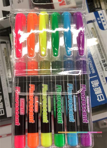 彩色記號筆 不同顏色 6個/盒