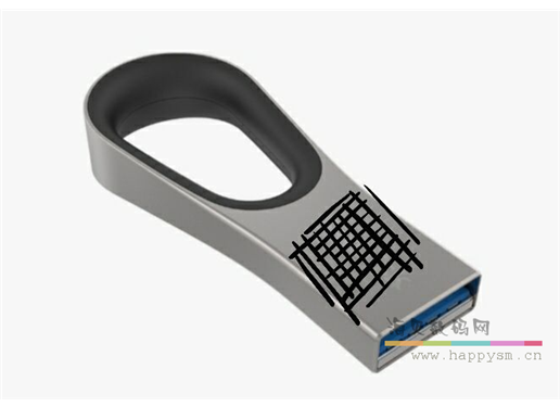 不銹鋼 U盤 圓環形 USB 3.0