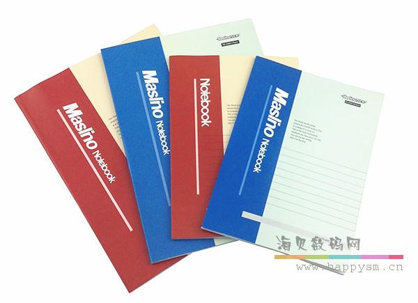 萬仕龍/MasIino B5 NoteBook 筆記本 記事本 硬紙殼封面 80頁