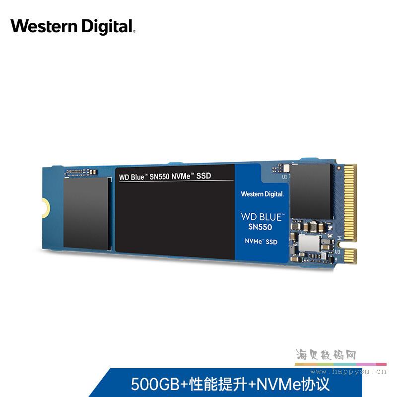 西部數據 SN550 500G M.2 NVME 固態硬盤