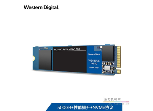 西部數據 SN550 500G M.2 NVME 固態硬盤